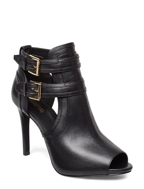 black shoes michael kors|michael kors open toe boots.